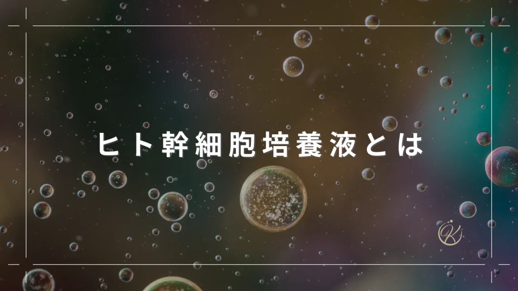 ヒト幹細胞培養液とは